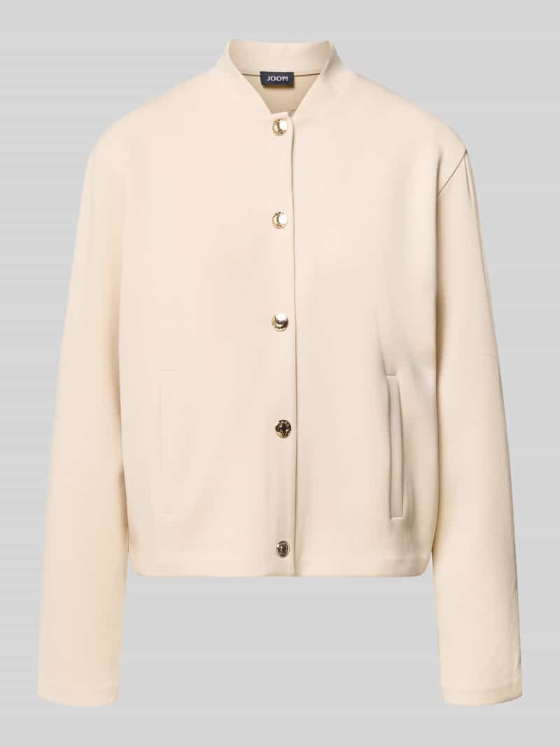 Joop! Sweatjack met opstaande kraag, model 'Tobina'