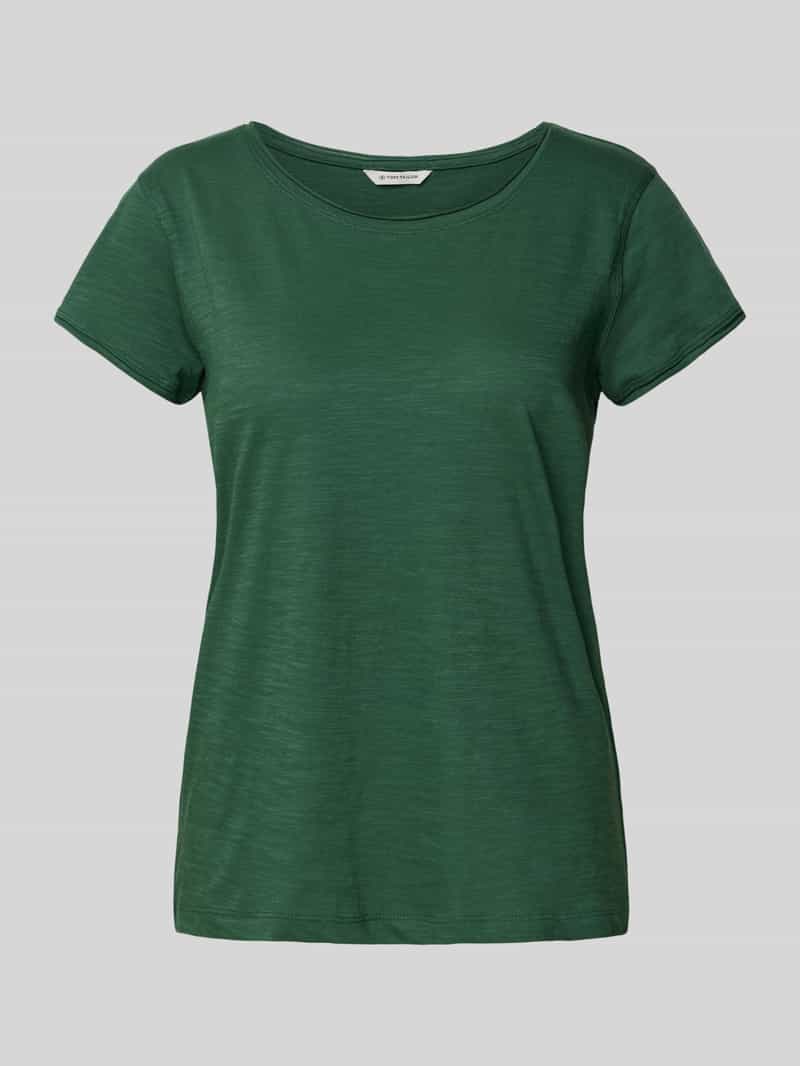 Tom Tailor Regular fit T-shirt van puur katoen
