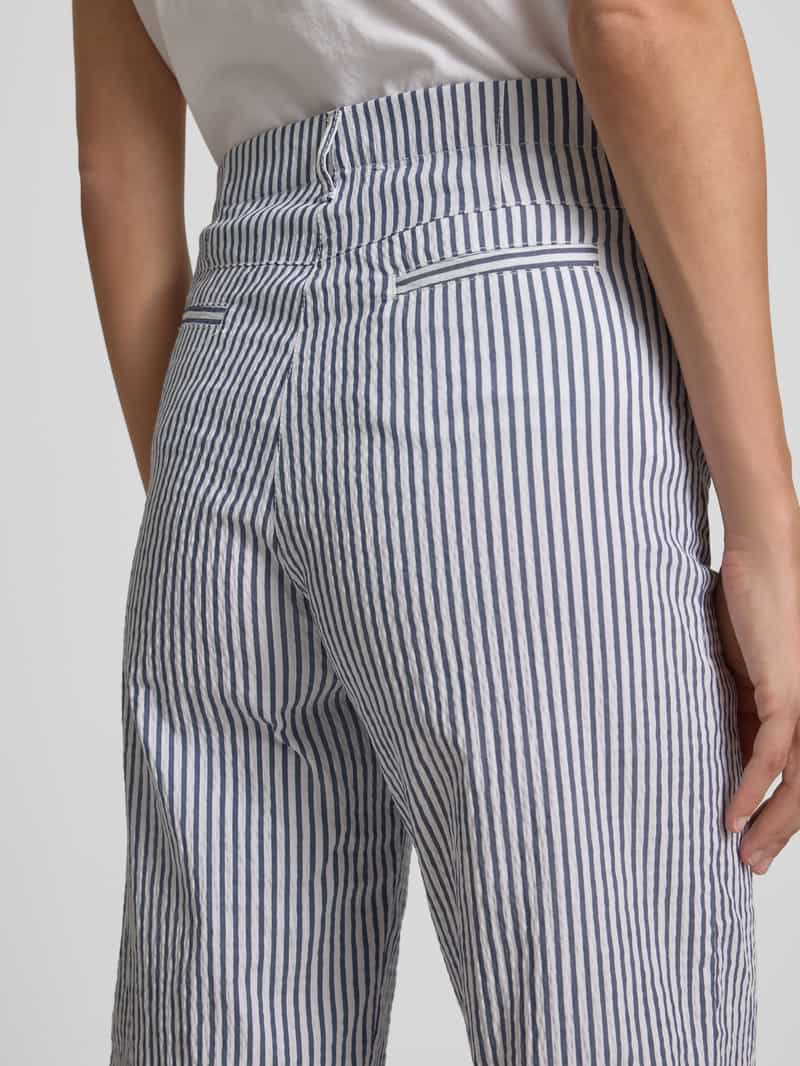 Raphaela By Brax Super slim fit bermuda met steekzakken model 'Lorella'