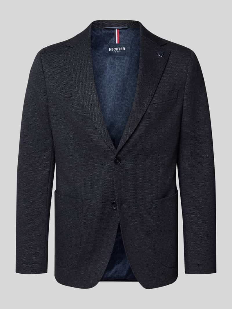 HECHTER PARIS Regular fit 2-knoops colbert met reverskraag