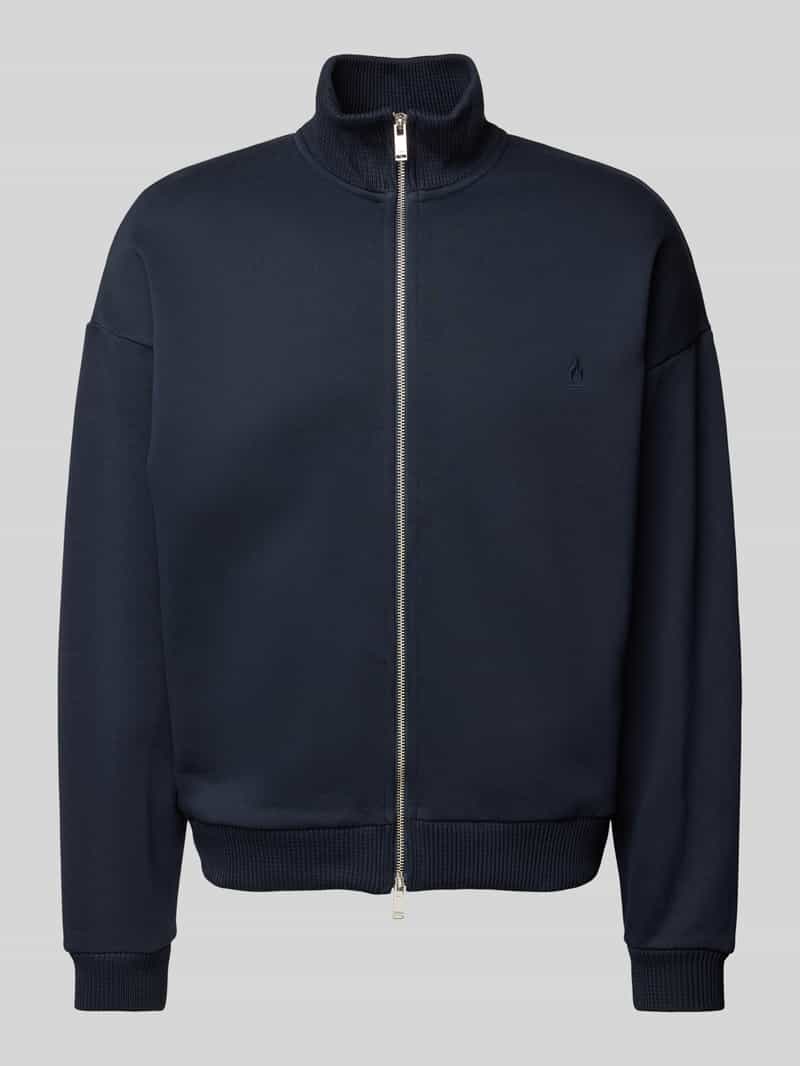 drykorn Sweatjack met motiefstitching model 'MAKKANO'