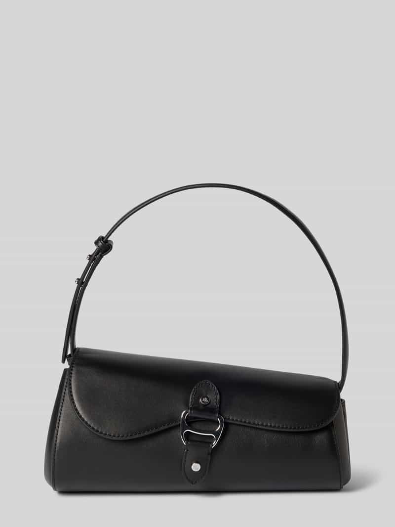 Lauren Ralph Lauren Handtas van echt runderleer met logo-applicatie