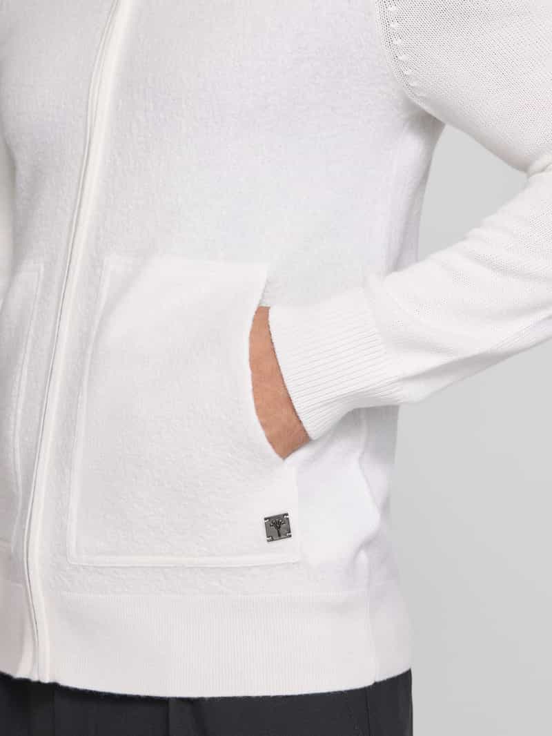 JOOP! Collection Gebreid jack met labeldetail model 'Widor'