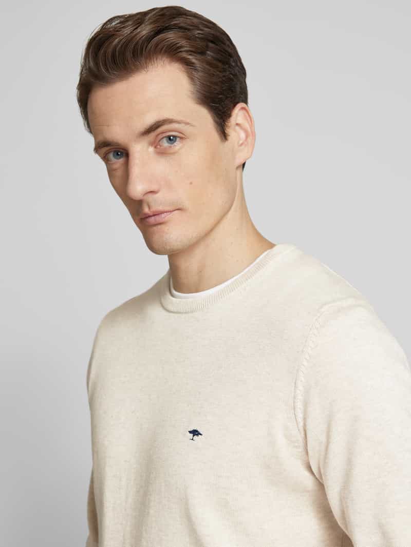 FYNCH-HATTON Gebreide pullover met ronde hals