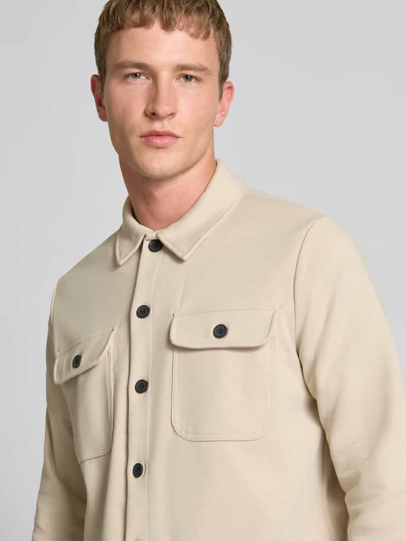 Only & Sons Regular fit overhemdjack met licht structuurmotief model 'NEWKODYL'
