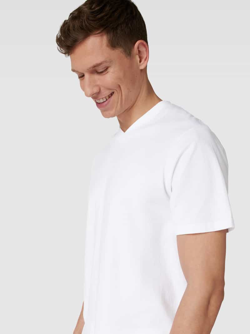 Götzburg Wäsche T-shirt met V-hals in een set van 2 stuks model 'PURE COTTON'