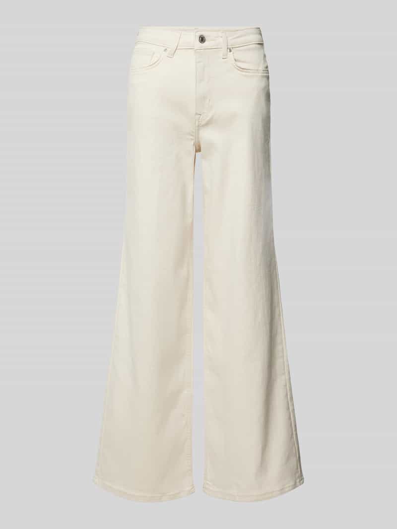 Only Wide leg jeans van katoenmix model 'MADISON'