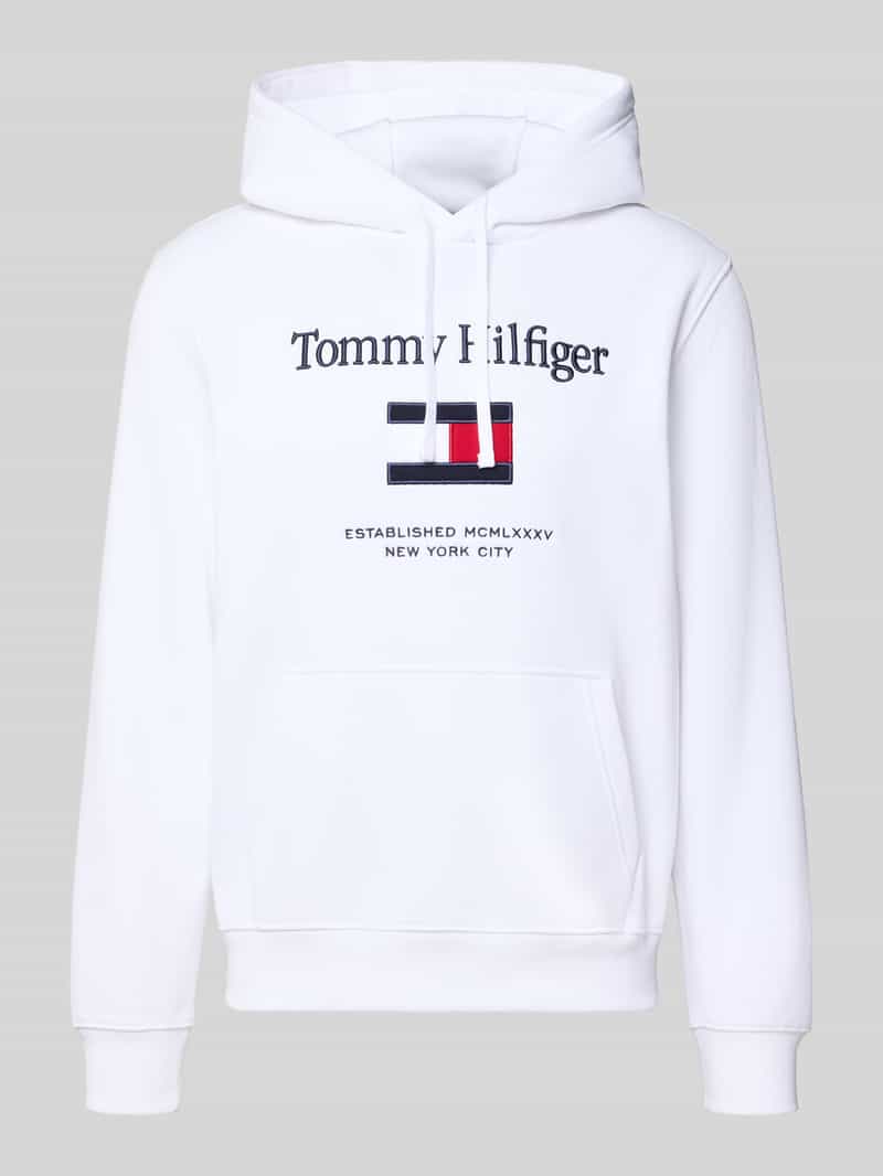 Tommy Hilfiger Regular fit hoodie van katoenmix