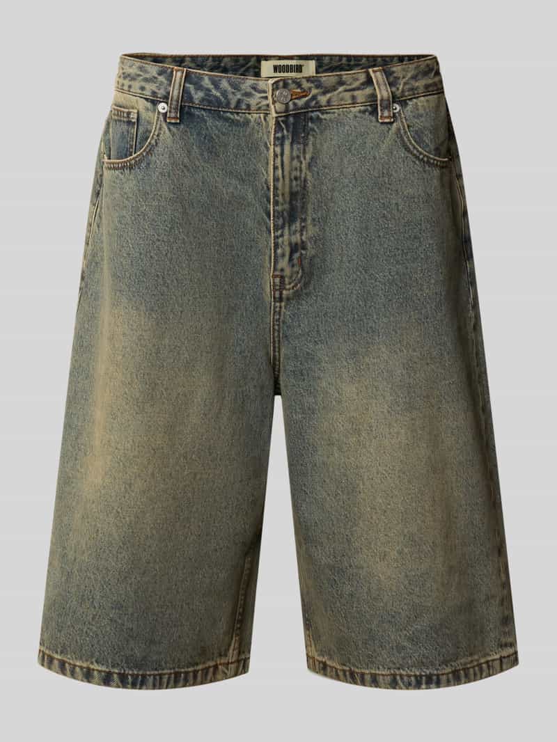 Korte jeans met steekzakken model 'Yuto Aged'