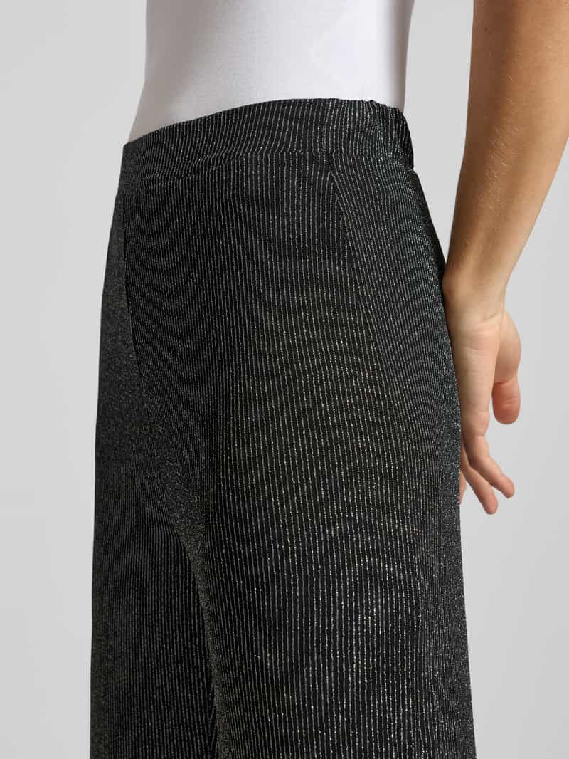 Only Wide leg broek met elastische band model 'CAROL'