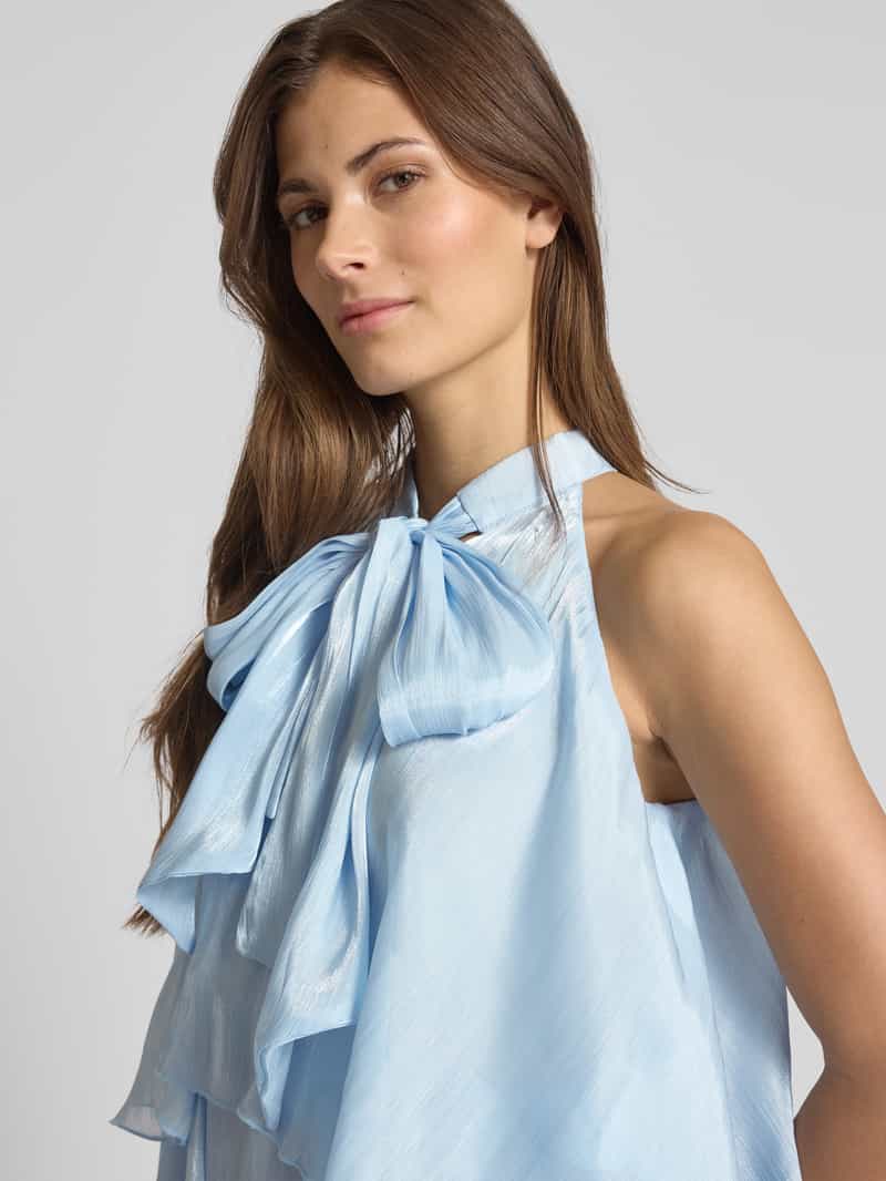 A-view Knielange jurk met volants model 'Demi'