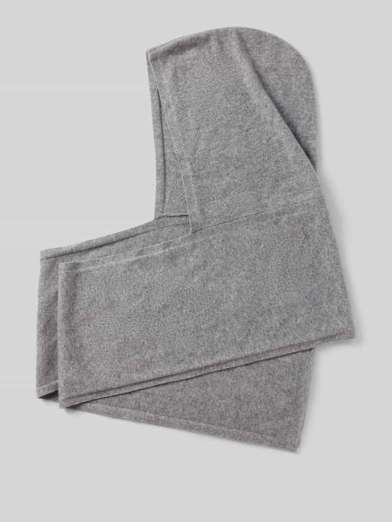 Balaclava van puur kasjmier met open voorkant