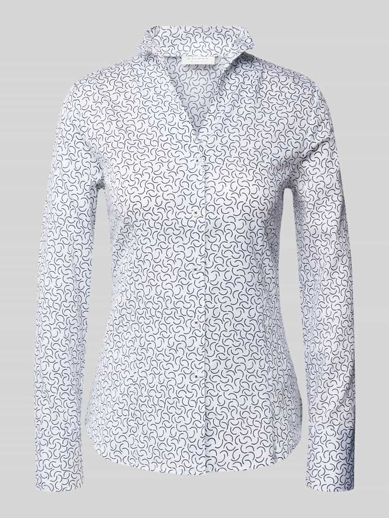 Eterna Overhemdblouse met opstaande kraag