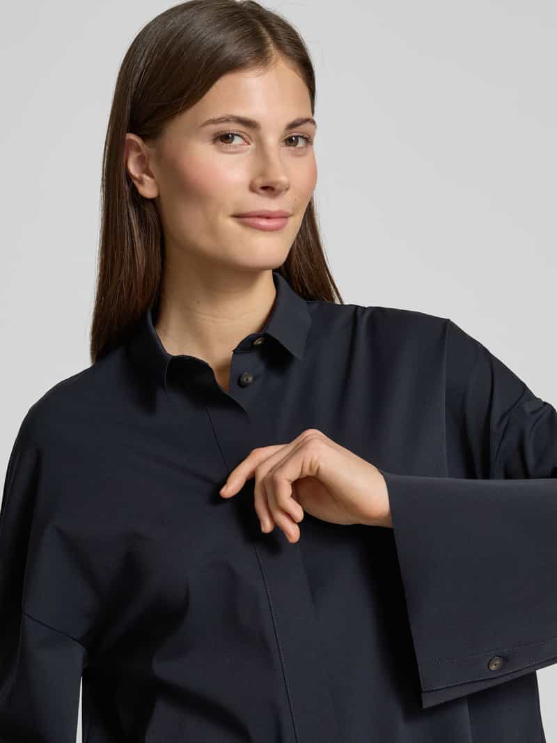 MM Relaxed fit blouse met extra brede schouders model 'PATELLA'