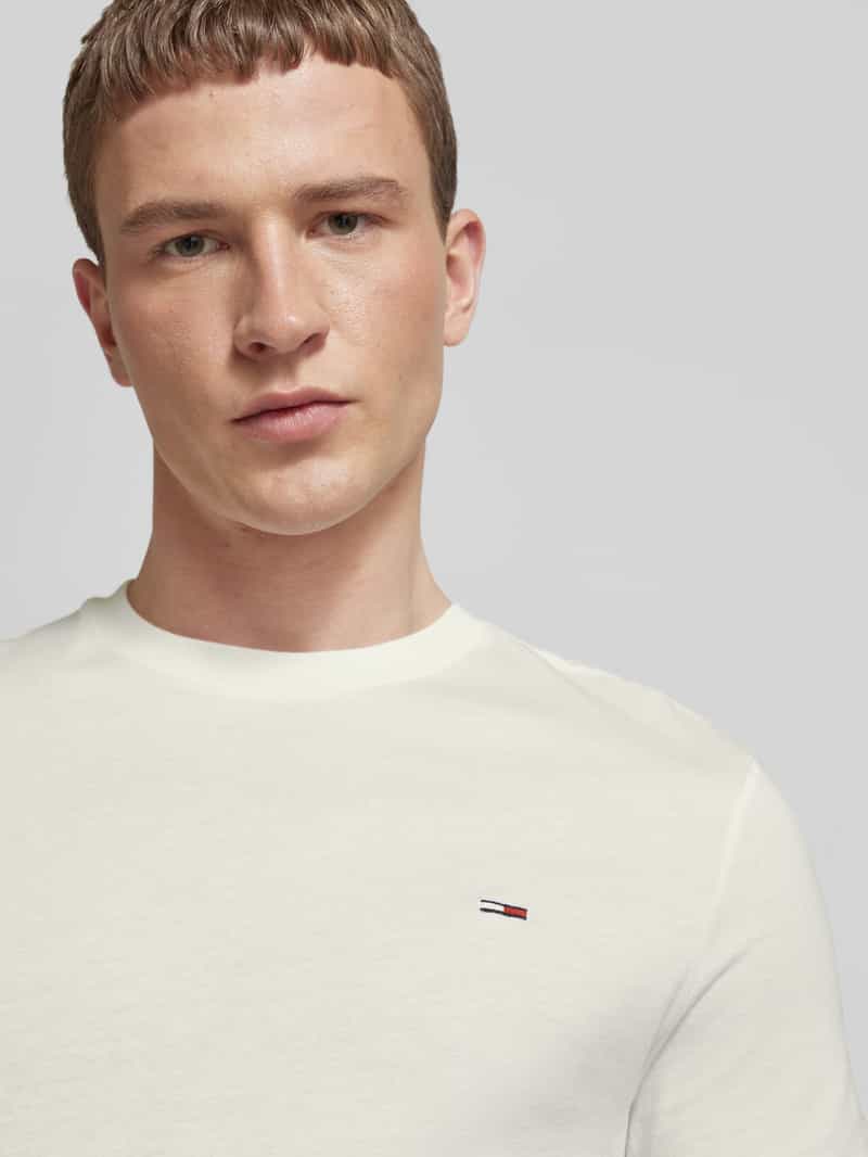 Tommy Jeans Slim fit T-shirt met logobadge in een set van 2 stuks