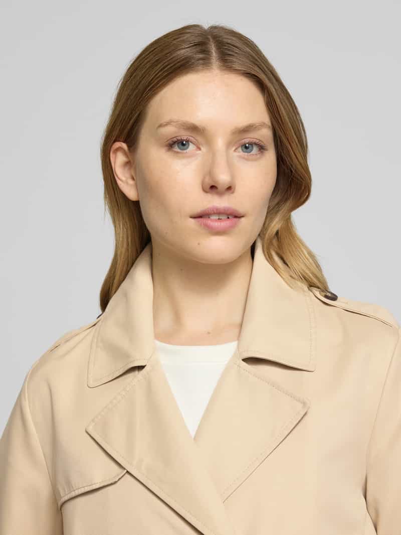 Zero Trenchcoat met strookzakken