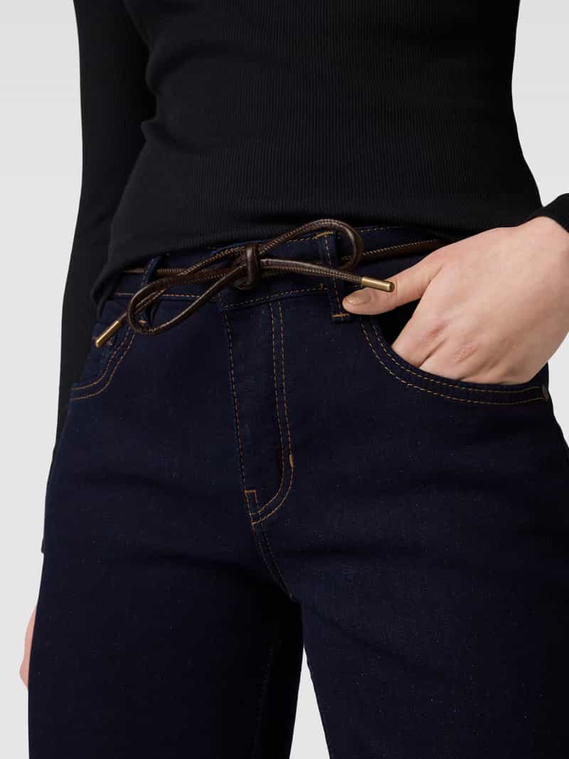 ROSNER Regular fit jeans met strikceintuur model 'MASHA GIRLFRIEND'