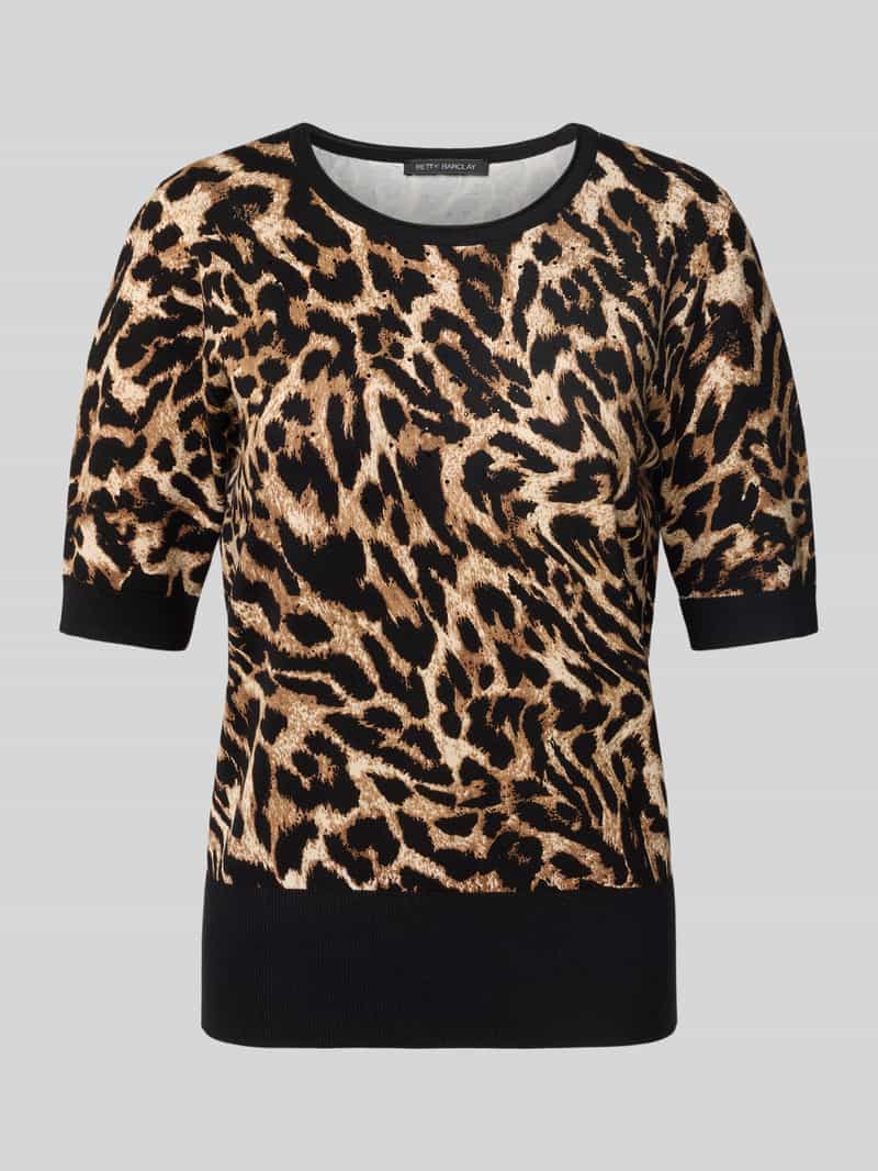 Betty Barclay Gebreide pullover met ribboorden