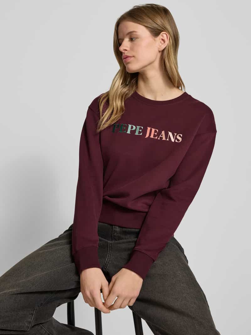 Pepe Jeans Sweatshirt met ronde hals model 'REAGAN'