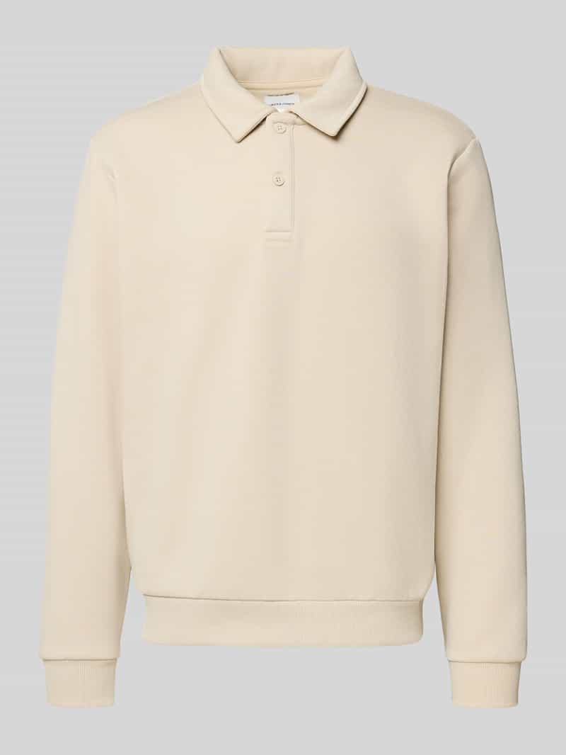 jack & jones Sweatshirt met kentkraag model 'BRADLEY'