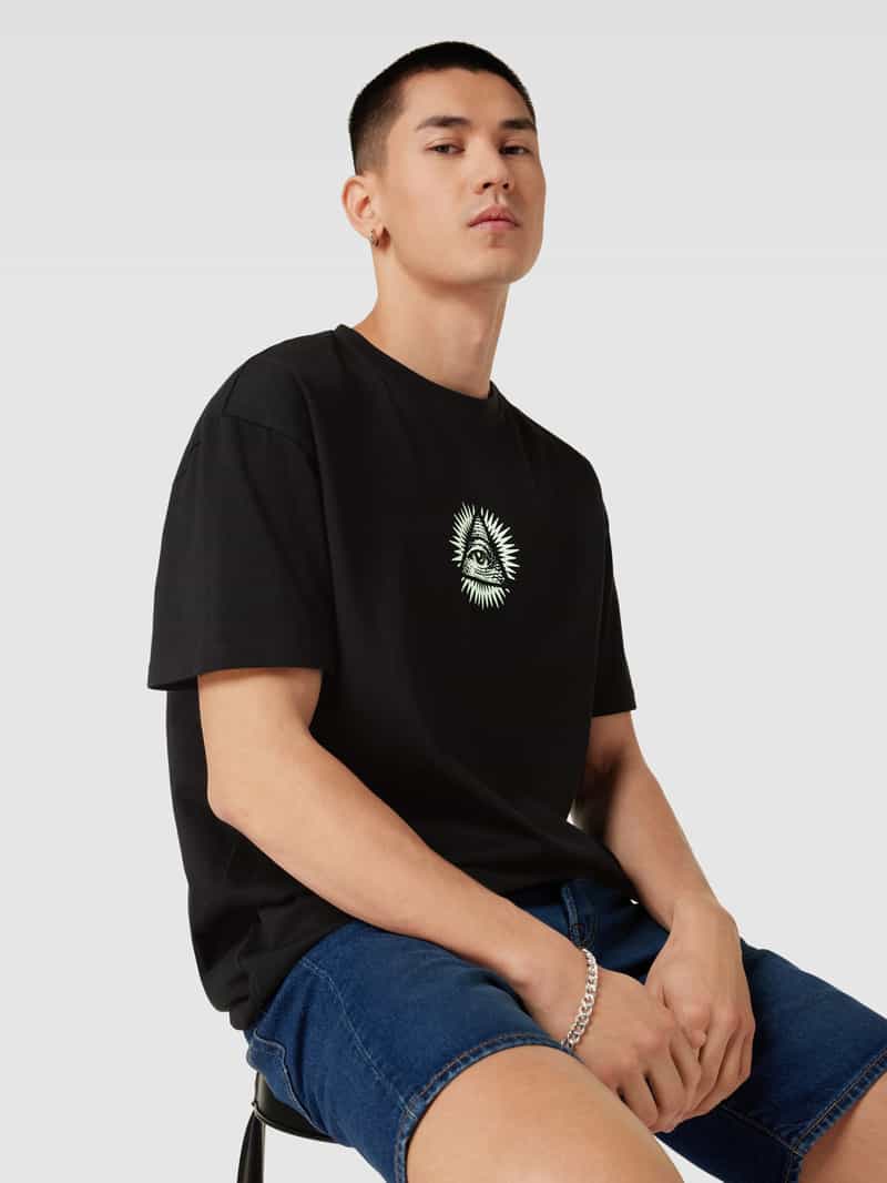 mister tee Oversized T-shirt met motiefprint model 'NEW ORDER'