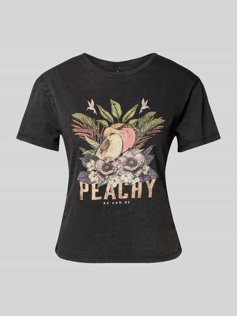 Only Regular fit T-shirt van puur katoen model 'LUCY LIFE'