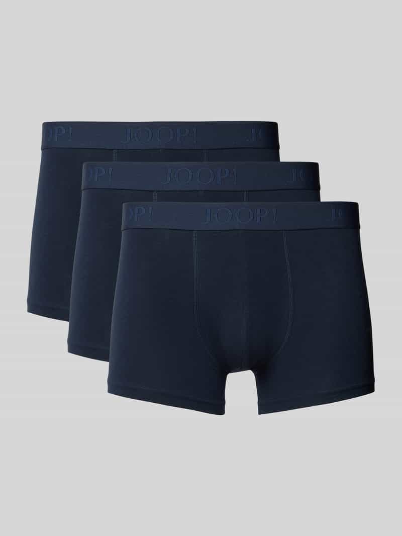 JOOP! Collection Boxershort met elastische band met label in een set van 3 stuks