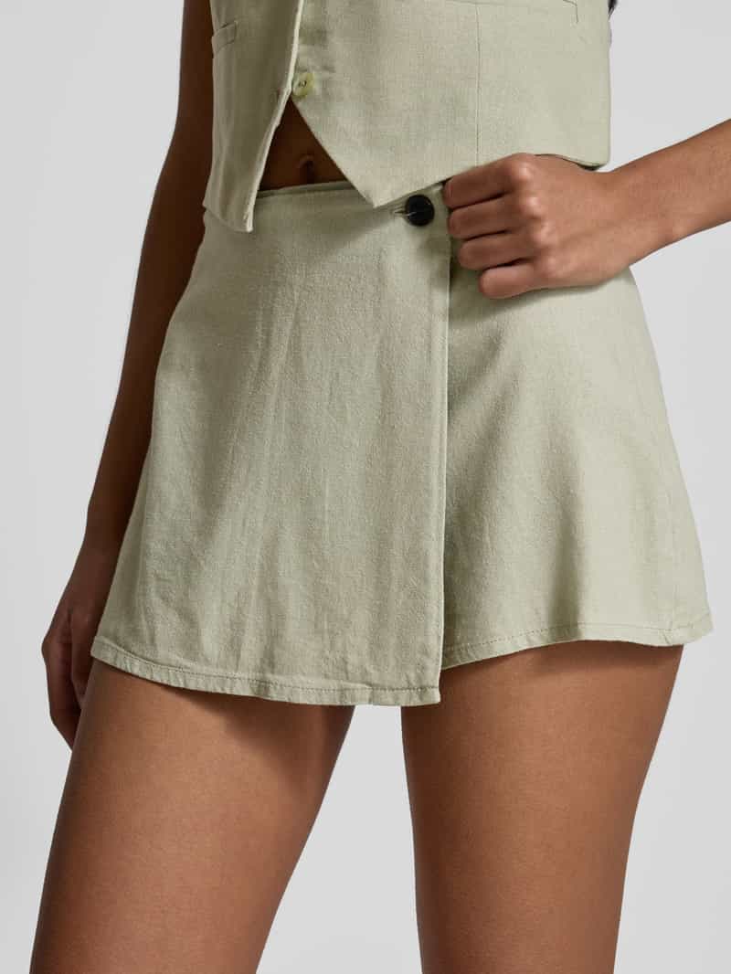 Only Korte regular fit rok met elastische band model 'CARO'