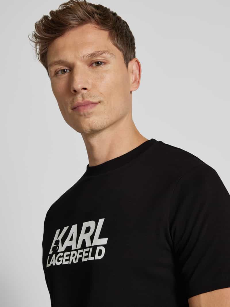 Karl Lagerfeld T-shirt met labelprint