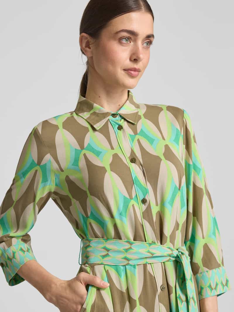 Betty Barclay Midi-jurk met strikceintuur