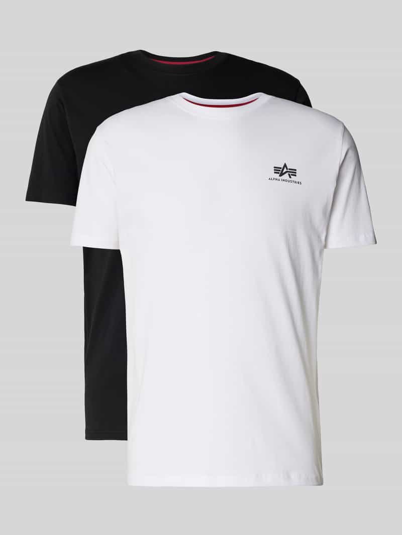 alpha industries T-shirt met labelprint