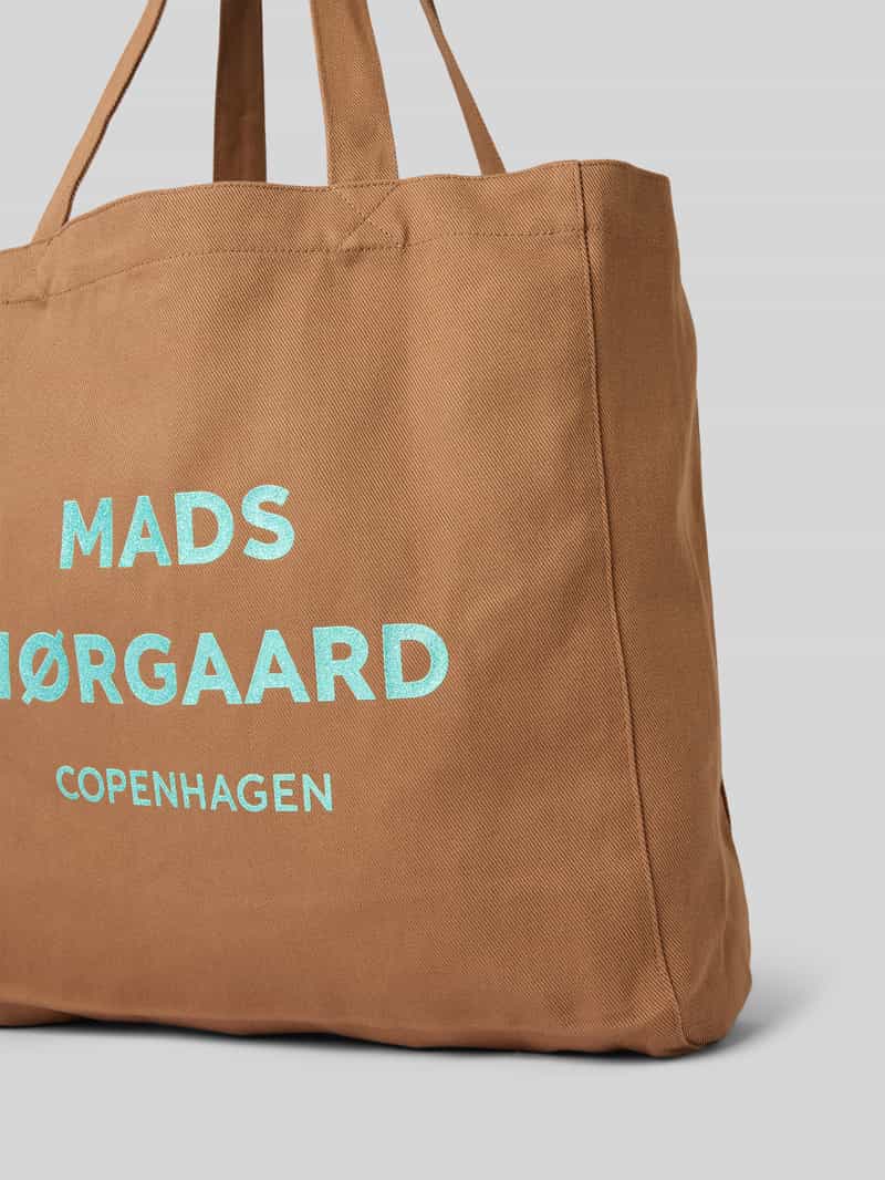 MADS NØRGAARD Shopper met labelprint model 'RECYCLED BOUTIQUE ATHENE'