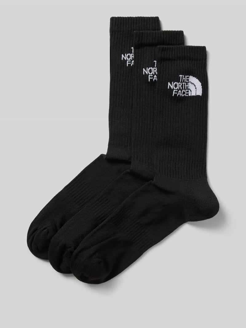 The North Face Sokken met labelprint in een set van 3 paar