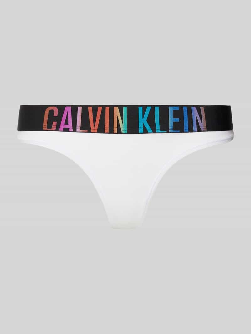 Calvin Klein Underwear String met elastische band met logo model 'PRIDE'