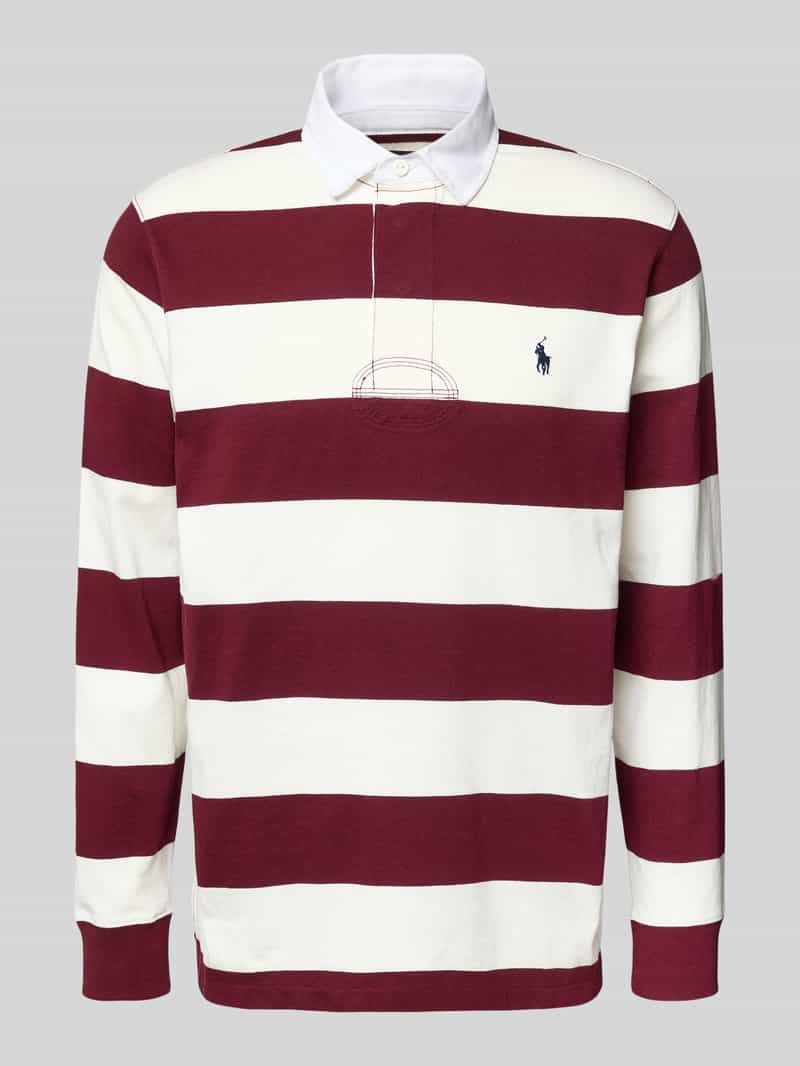 Polo Ralph Lauren Sweatshirt met polokraag en labelstitching