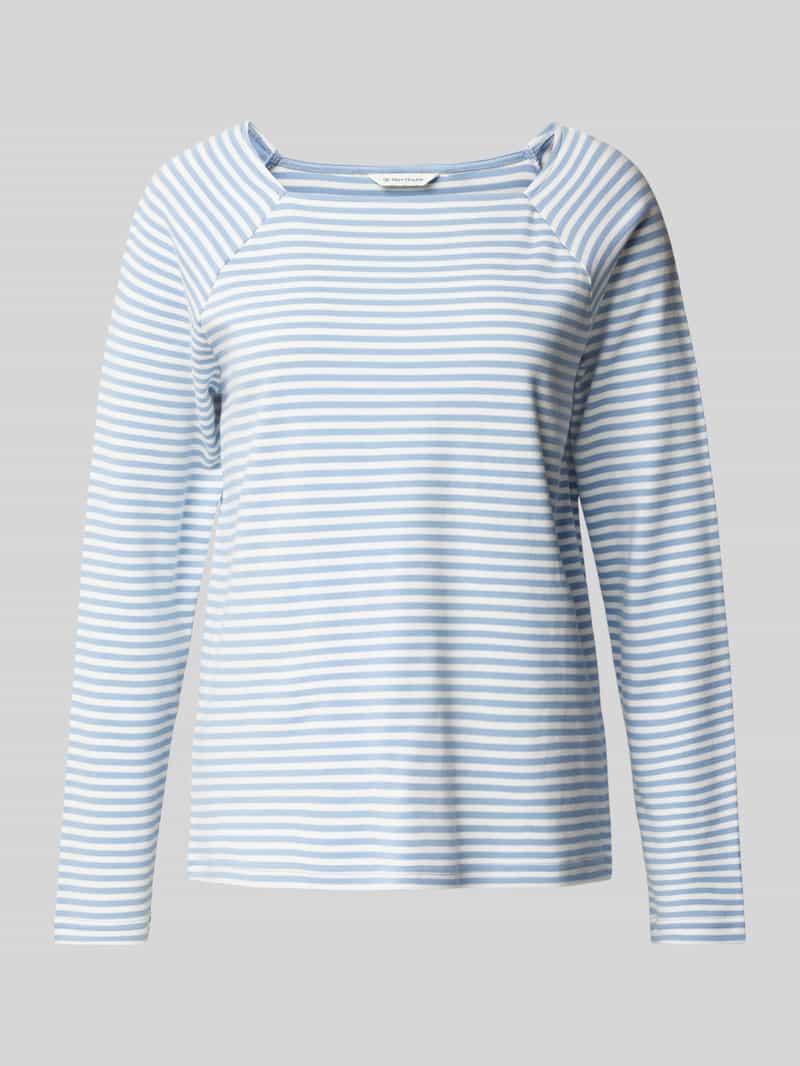 Tom Tailor Regular fit shirt met lange mouwen van puur biologisch katoen