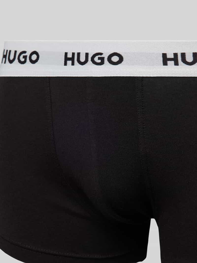 HUGO Boxershort met elastische band in een set van 3 stuks
