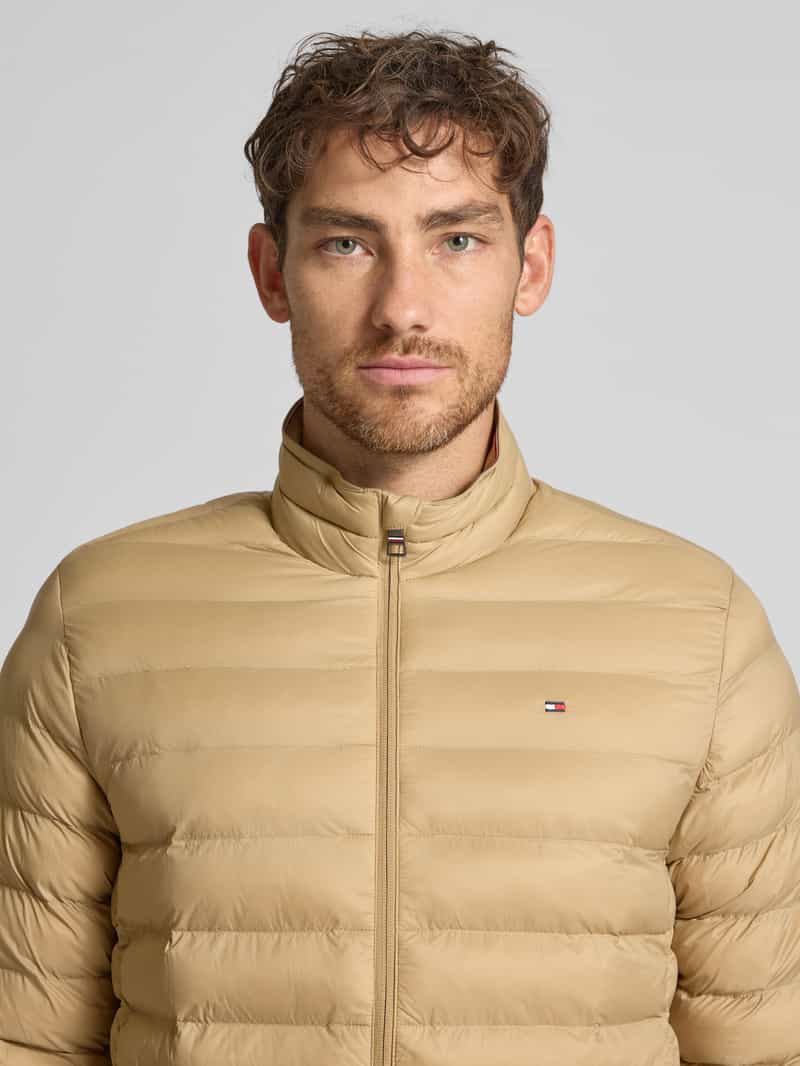 Tommy Hilfiger Regular fit gewatteerd jack met logostitching