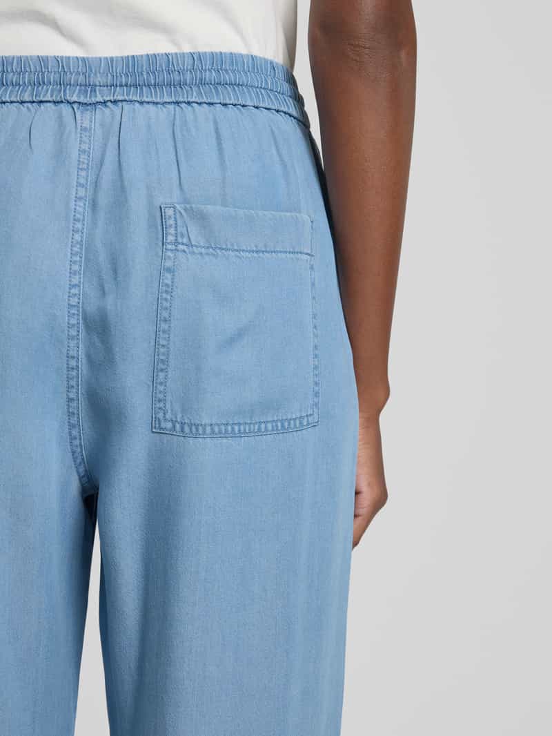 Marc O'Polo Ruime broek in lichtgewicht lyocell in een denimlook
