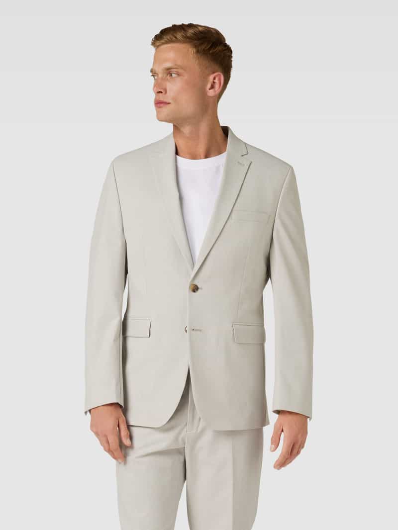 -knoops colbert met paspelzak op de borst Christian Berg Men