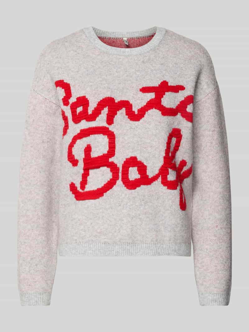 Only Regular fit kersttrui met opschrift model 'XMAS SANTA'