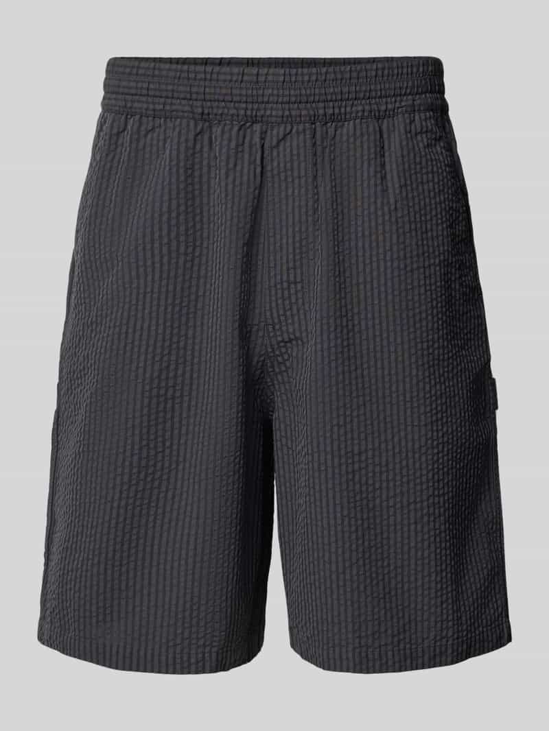 Carhartt Work In Progress Korte broek met structuurmotief model 'Toland'