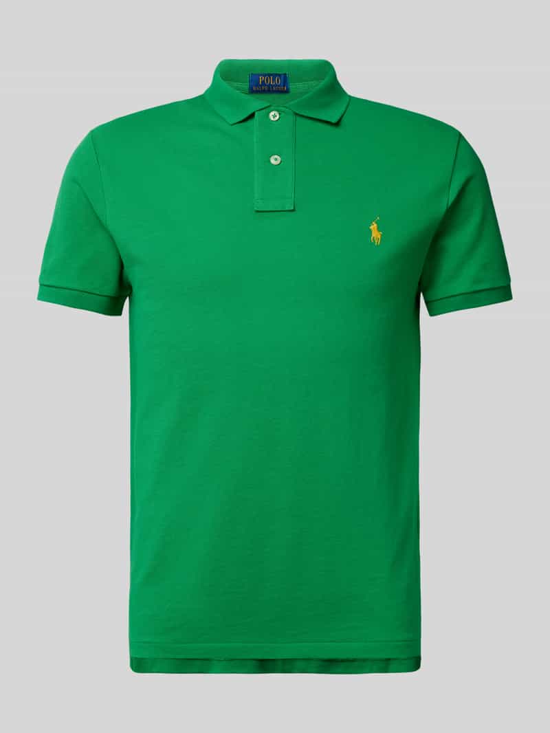 Polo Ralph Lauren Custom slim fit poloshirt van puur katoen