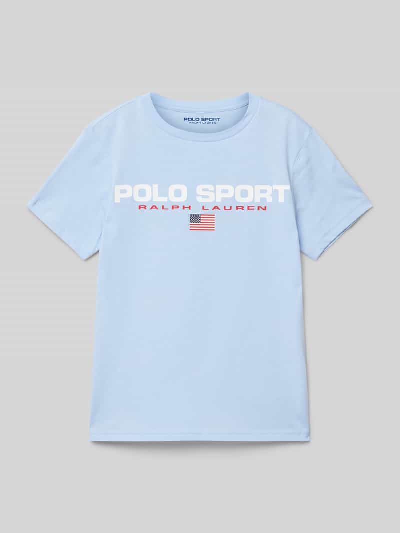 Polo Sport T-shirt met labelprint