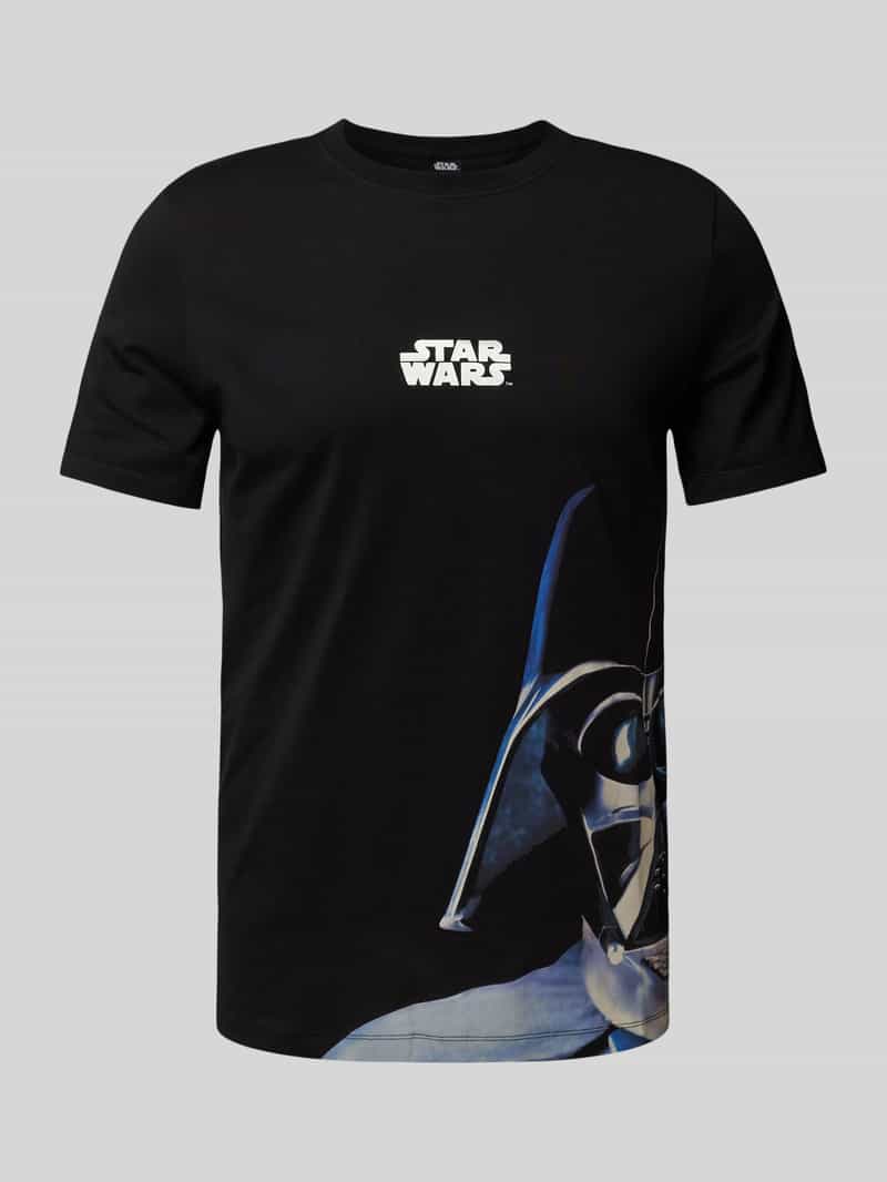 s.Oliver RED LABEL Regular fit T-shirt van katoen met Starwars -print