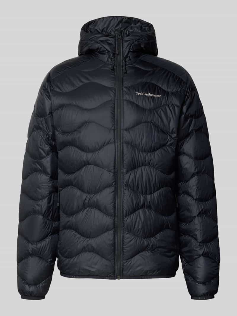 Peak Performance Gewatteerd jack met labelstitching