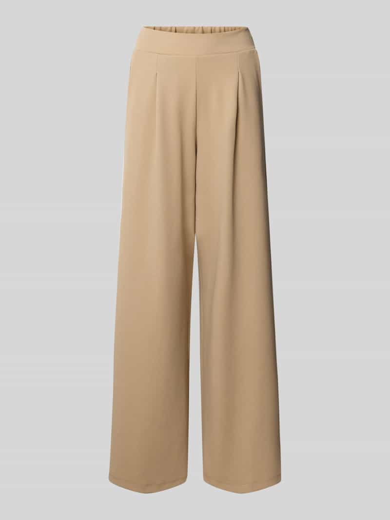 Tom Tailor Denim Regular fit bandplooibroek met elastische band