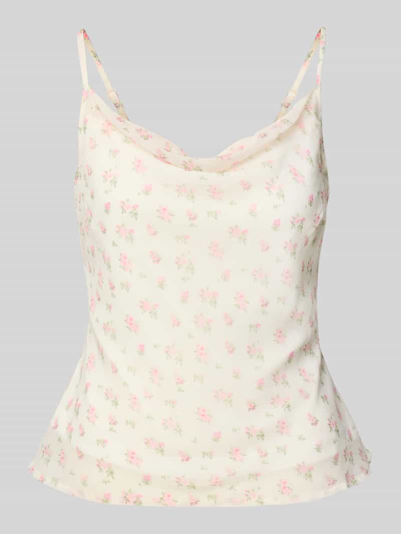 Vero Moda Regular fit top met bandjes en all-over motief model 'SMILLA'