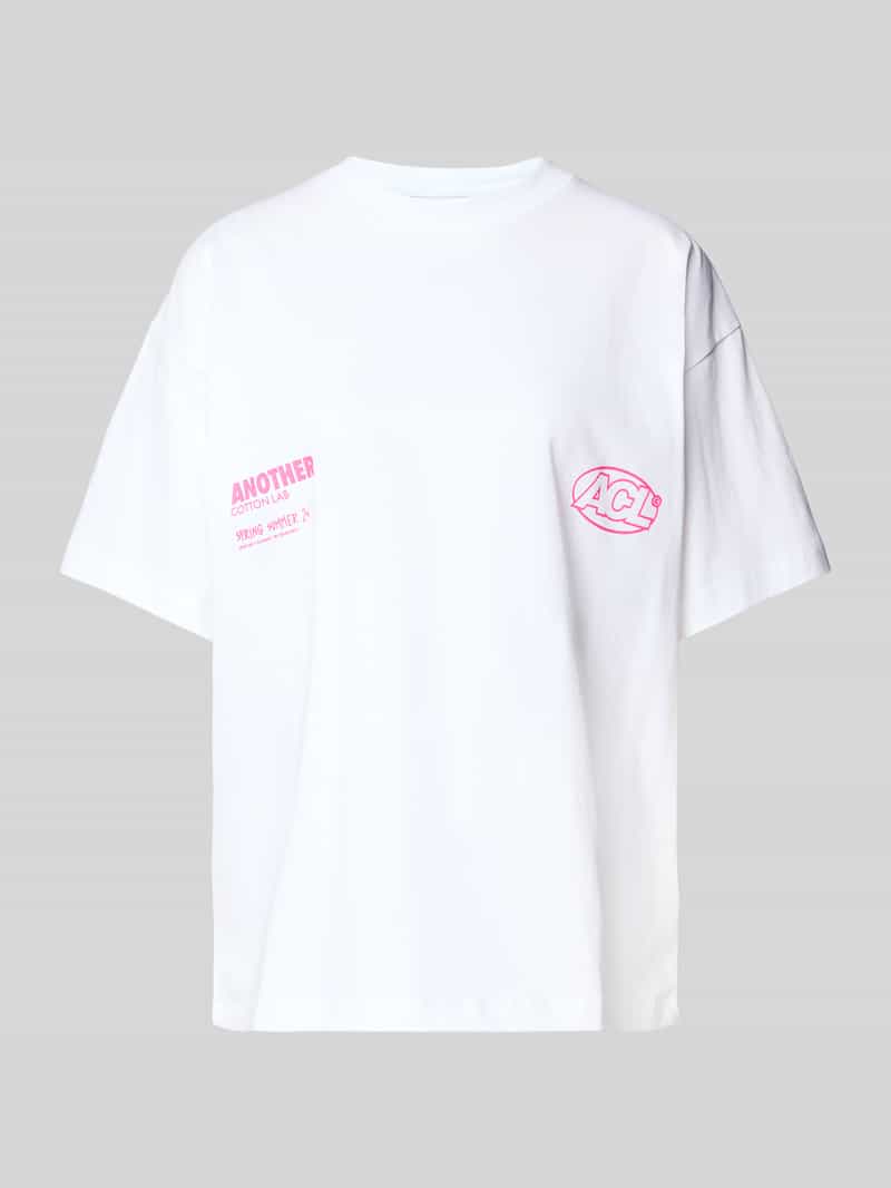 ANOTHER COTTON LAB Oversized T-shirt met labelprint model 'Summer'