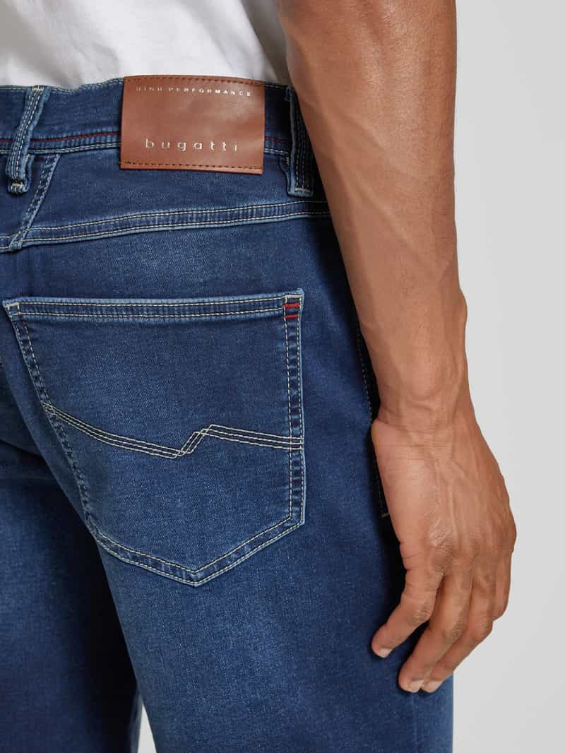 Bugatti Korte jeans met steekzakken